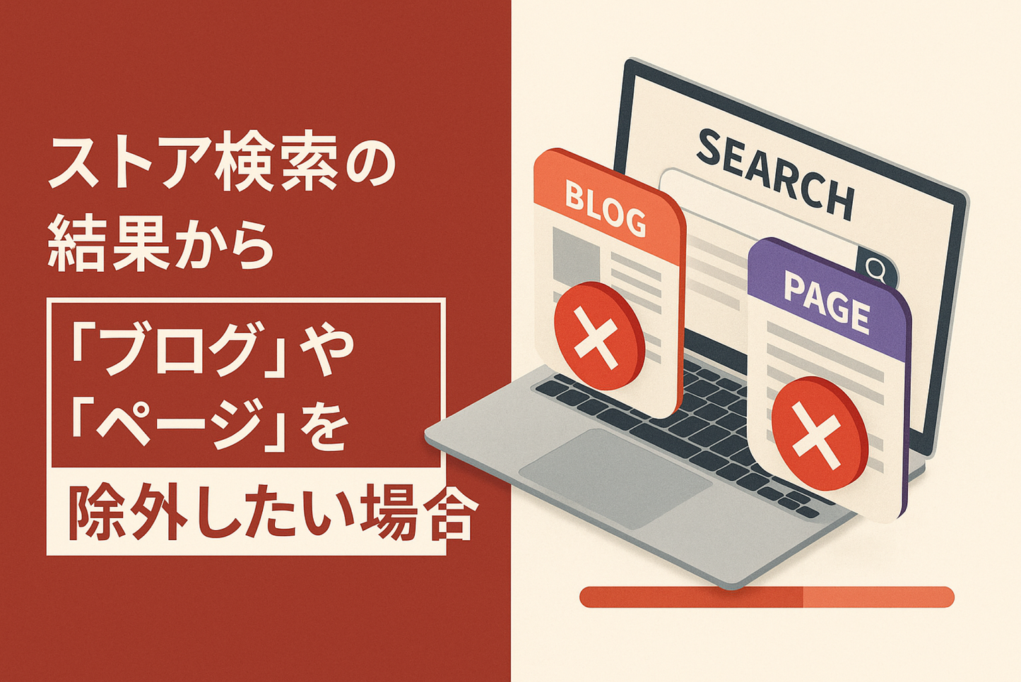 Shopifyでストア検索の検索結果からブログやページを除いて商品だけにしたい場合は「Search & Discovery」で設定可能