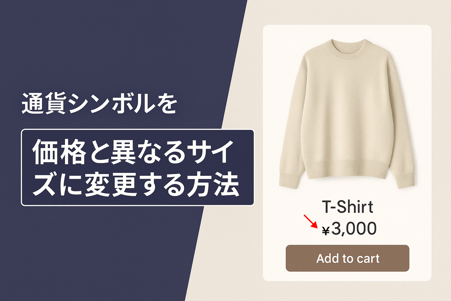 Shopifyで通貨シンボルを価格と異なるサイズに変更する方法(その2)