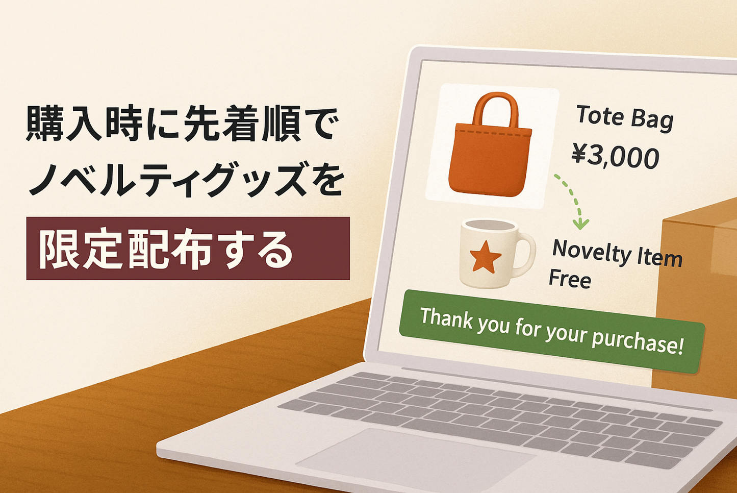 Shopifyで購入時に先着順でノベルティグッズを限定配布する設定例