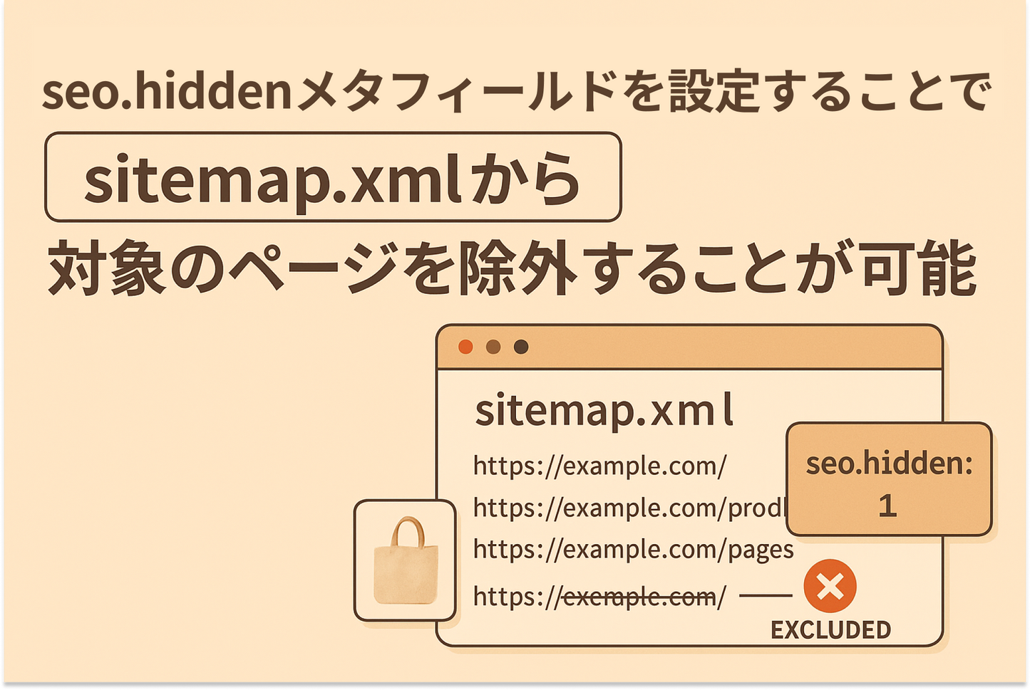 You can exclude it from your sitemap.xml by setting the seo.hidden metafield in Shopify.