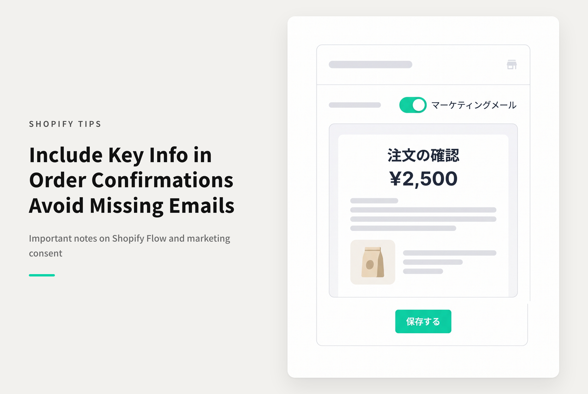 Shopify FlowのSend Marketing Emailでメール送信する場合はマーケティングメール未登録の顧客には送信されないので注意が必要