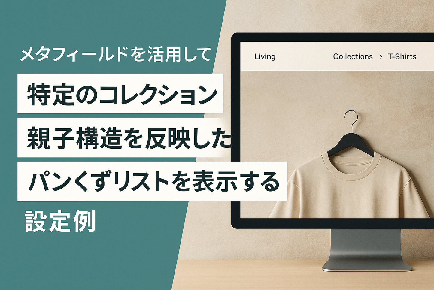 A sample setting for the Shopify theme "Dawn" that uses metafields to display a breadcrumb list that reflects the parent-child structure of products and specific collections.