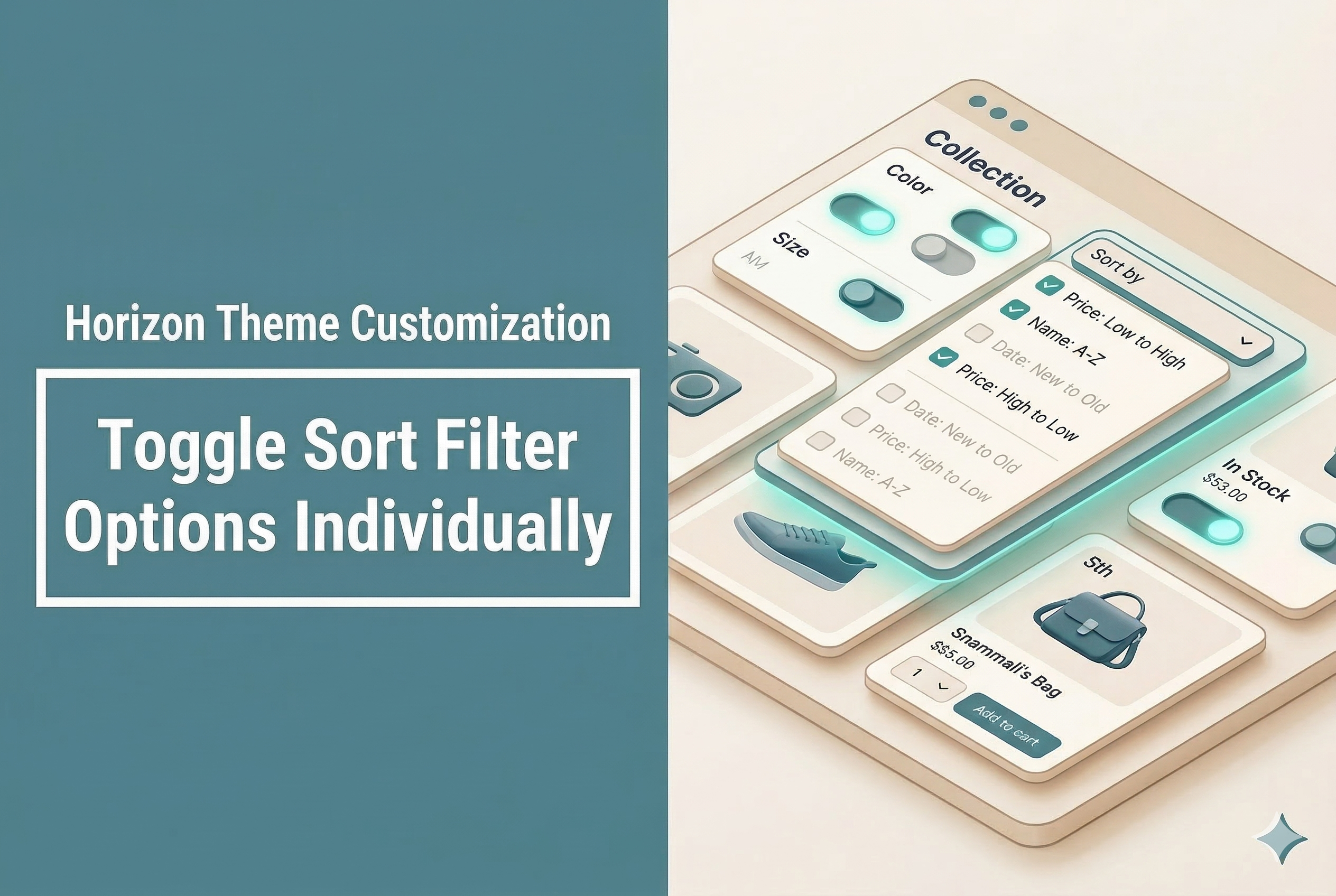 [Horizon] How to Show/Hide Individual Sort Filter Options on Shopify H ...