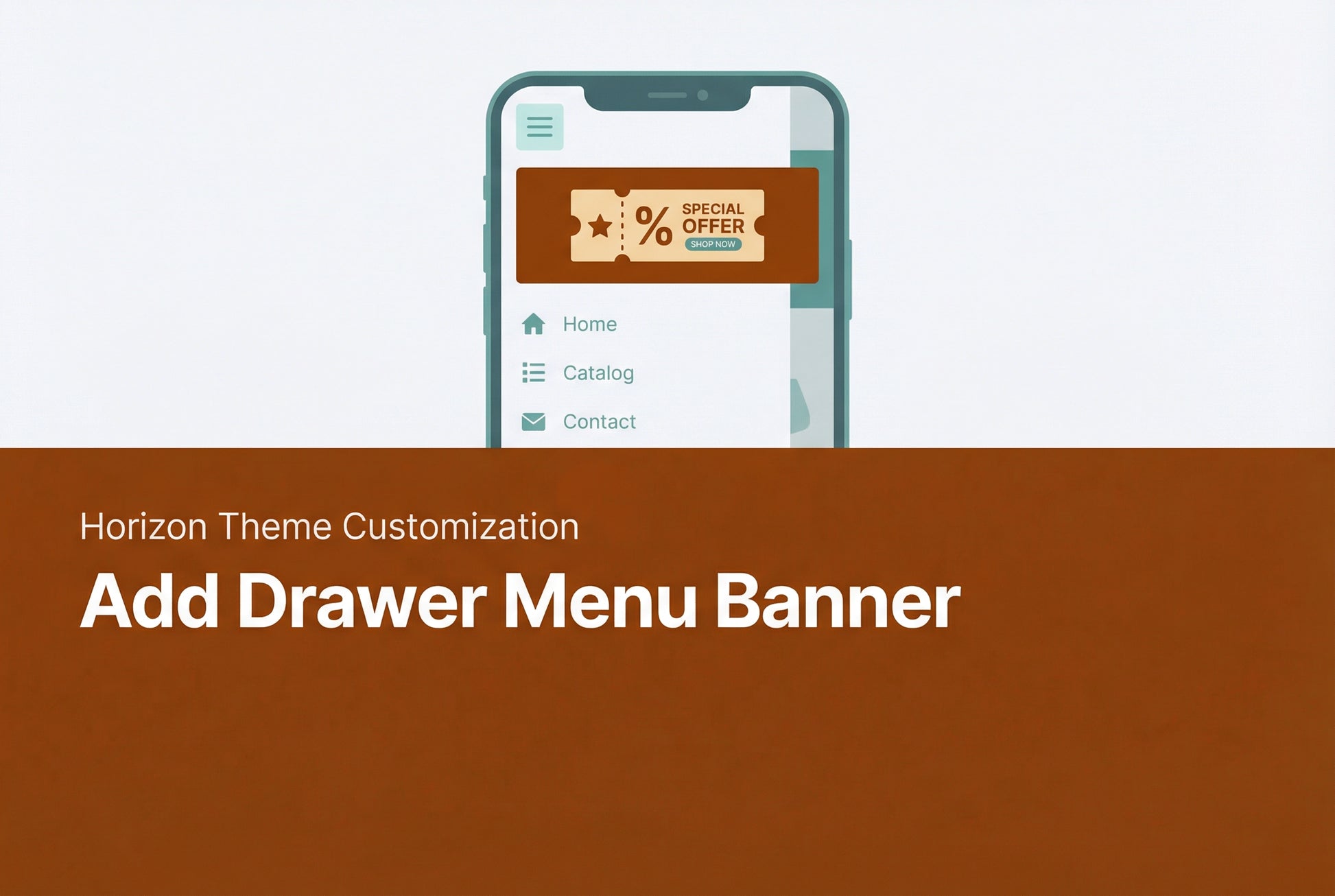 Horizon Theme Add Drawer Menu Banner thumbnail