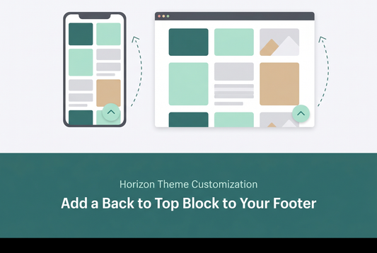 Add a Back to Top Block to Your Footer