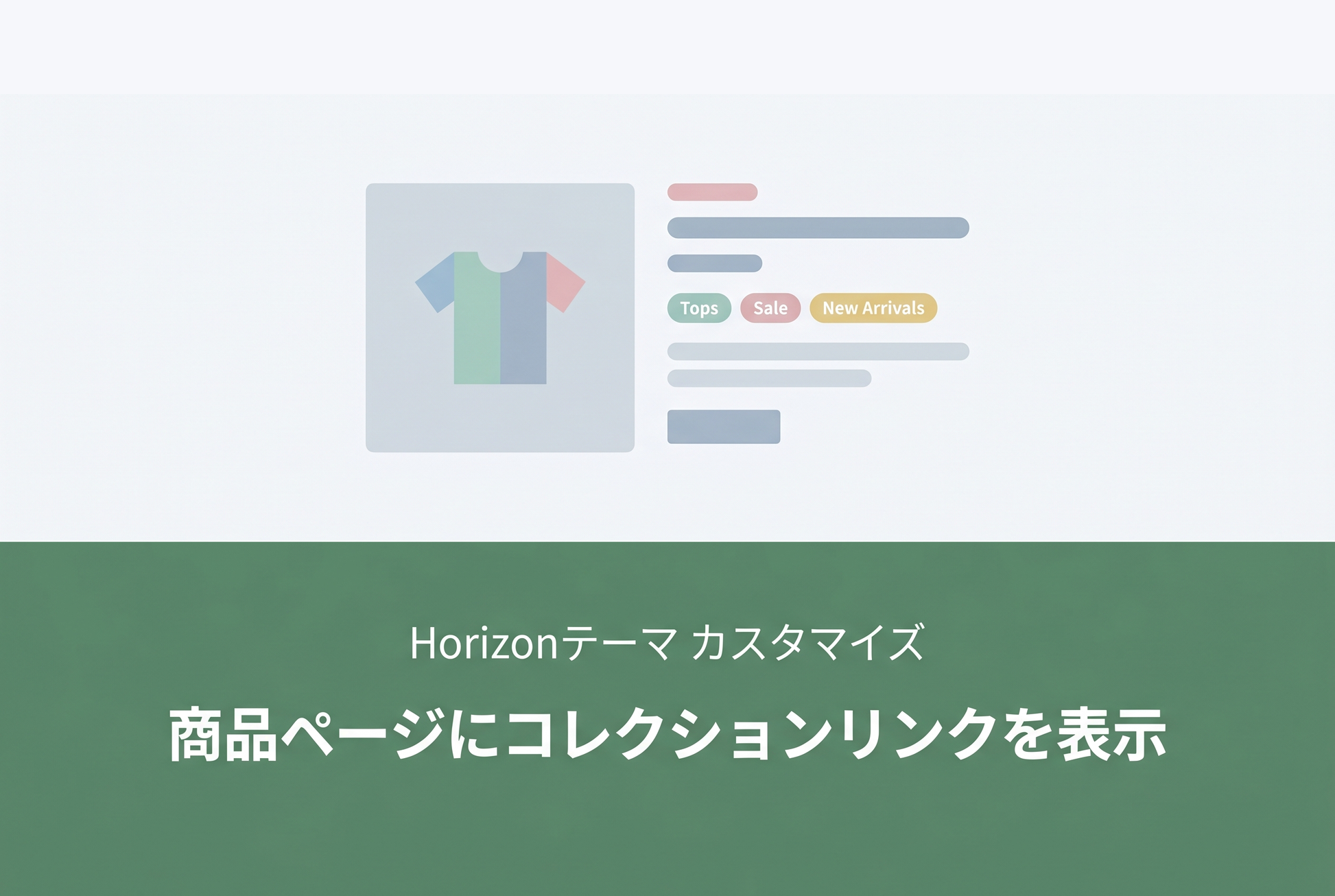 商品ページにコレクションリンクを表示