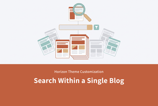 Search within a single blog