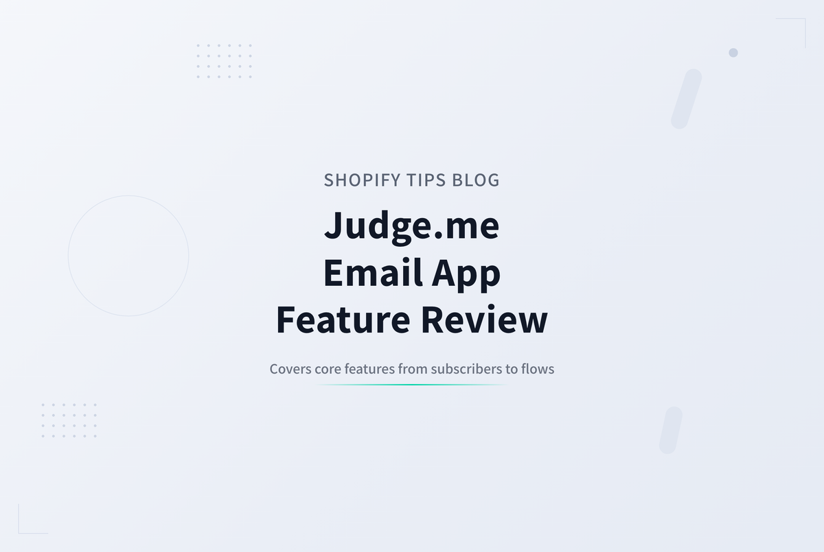 Judge.me Emailを触ってみた