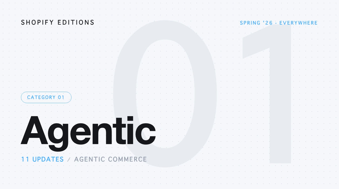 Shopify Editions Spring '26 — Agentic — article thumbnail