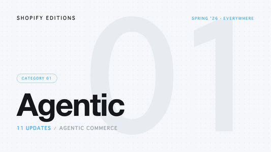 Shopify Editions Spring '26 — Agentic — article thumbnail
